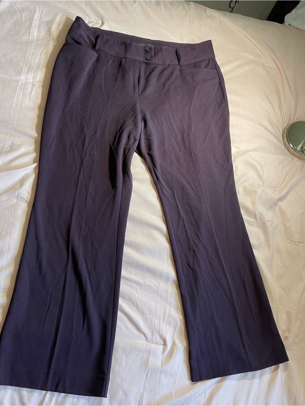 Rafaella Plum Boot Cut Dress Pants